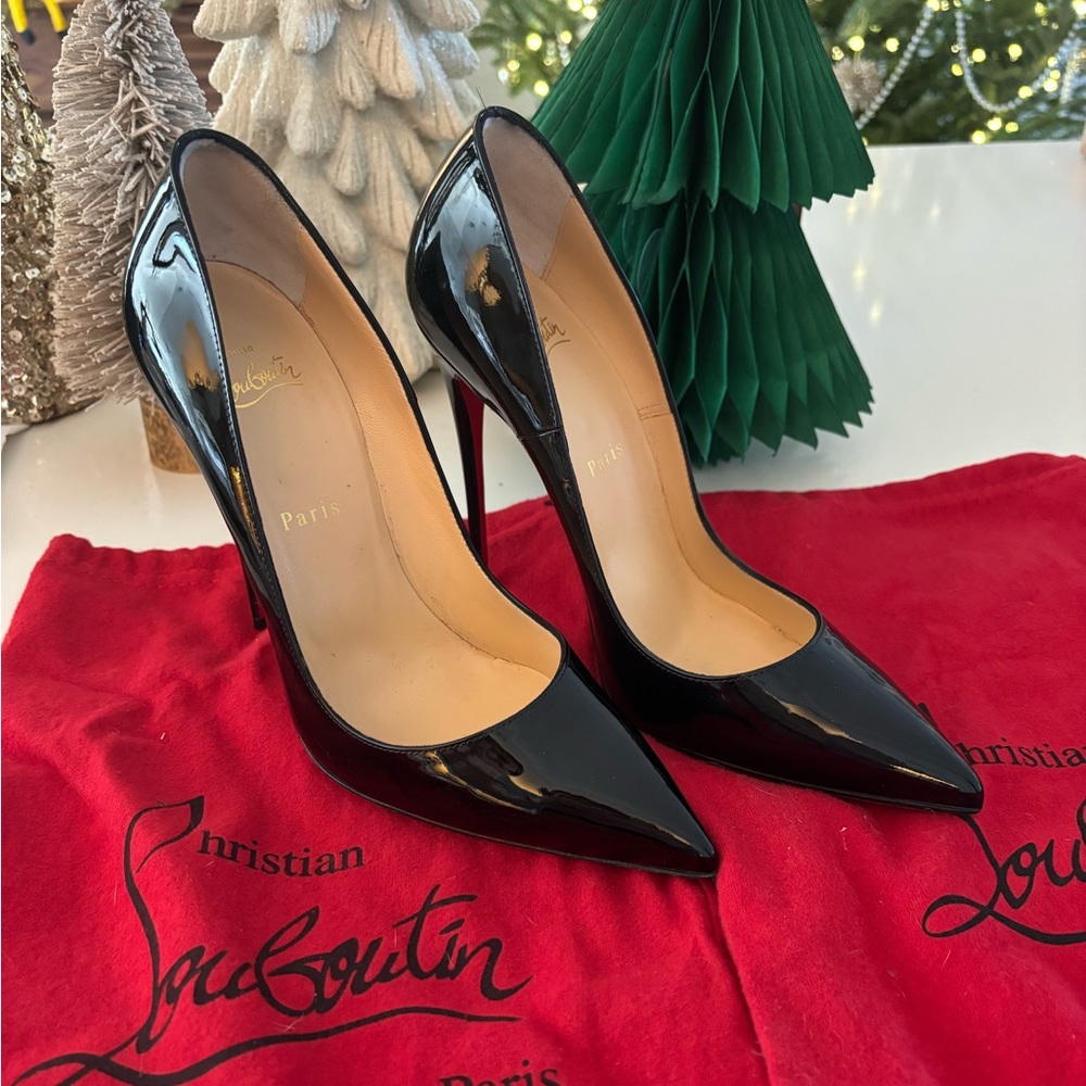Christian Louboutin Black So Kate Pumps (Bottoms Sealed)